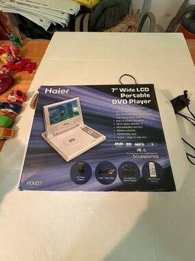 Haier PDVD7 7-Inch Wide LCD Portable DVD Player